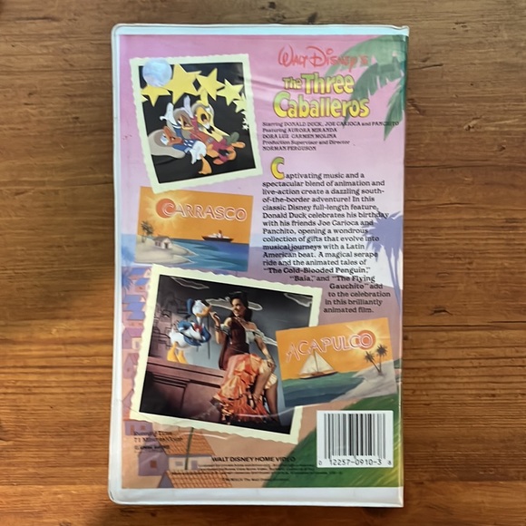 The Three Caballeros VHS movie. - Picture 2 of 3